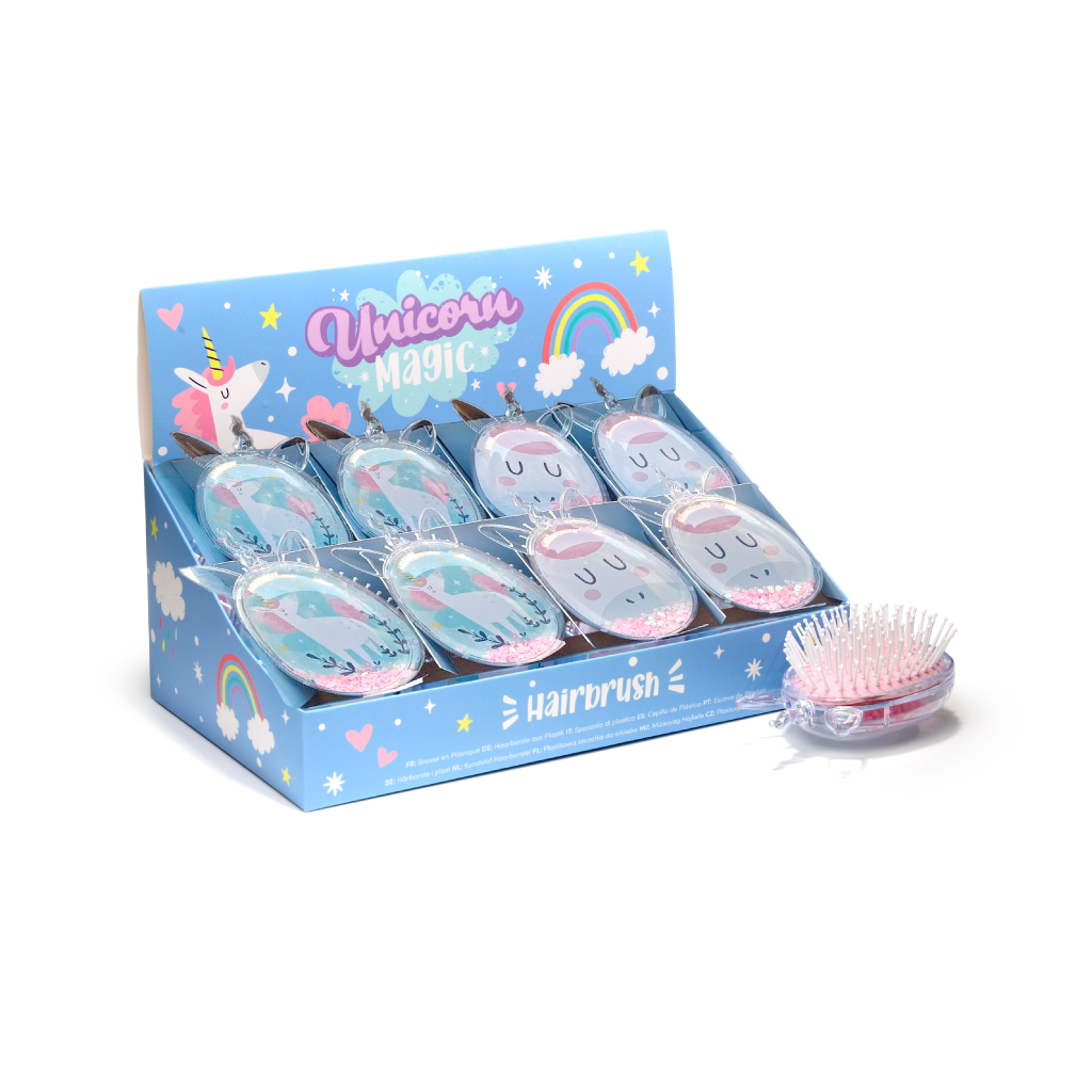 Unicorn Glitter Hairbrush 