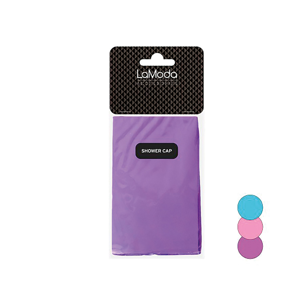 [LM5820] LaModa PVC Shower Cap (Pack of 12)