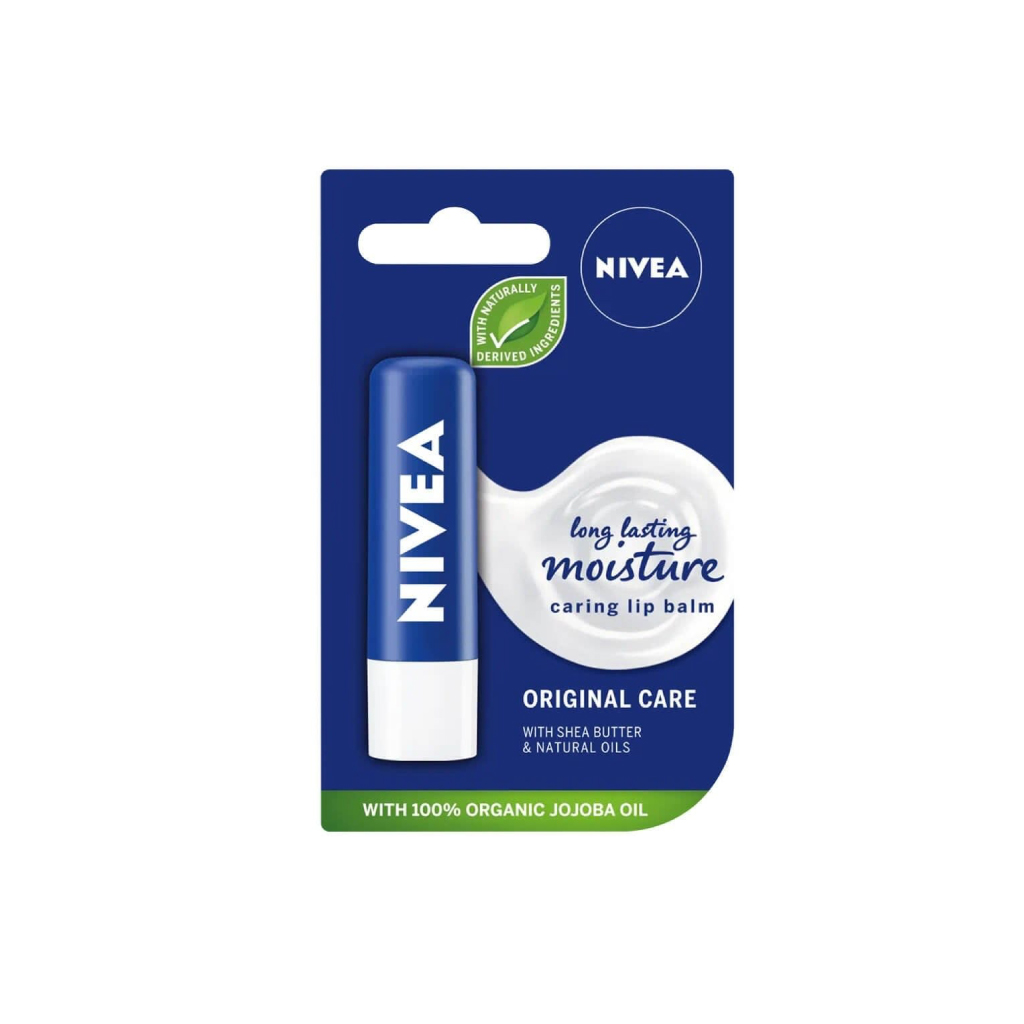 [TONIV475] NIVEA Lip Balm - Original 24hr Care (Pack of 12)