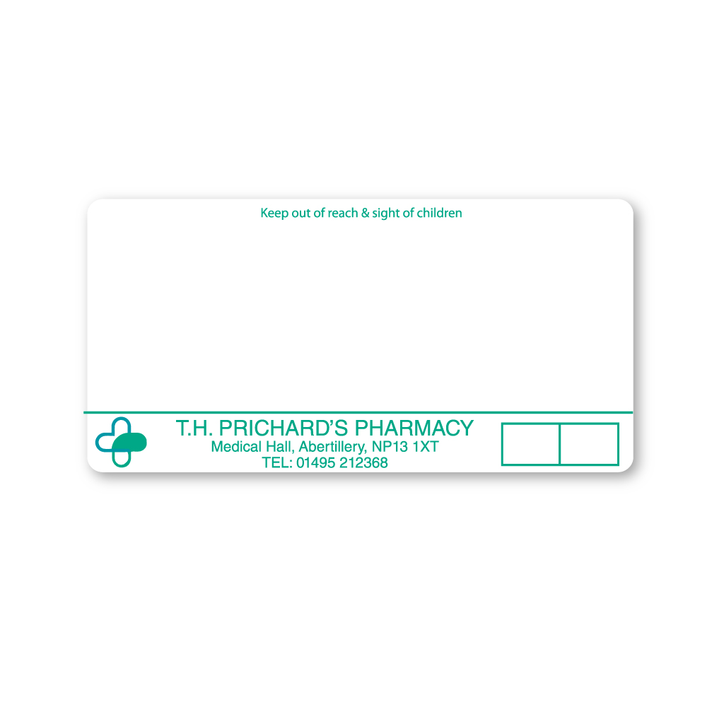 Arsalan Khan Group   T.H Prichard's Pharmacy Medical Hall Labels