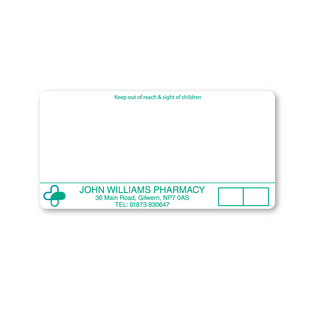 Arsalan Khan Group   John Williams Pharmacy 36 Main Rd Labels