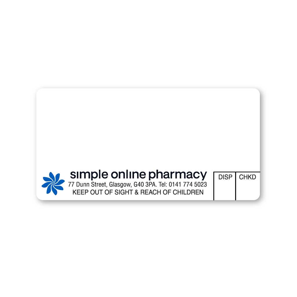 Simple Online Pharmacy Labels