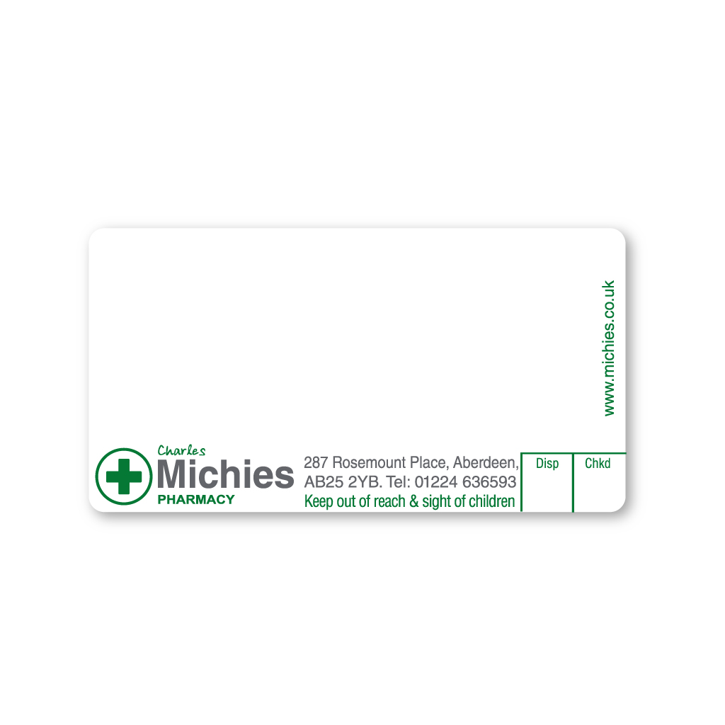[EMT4801] Charles Michies Rosemount Place Labels 
