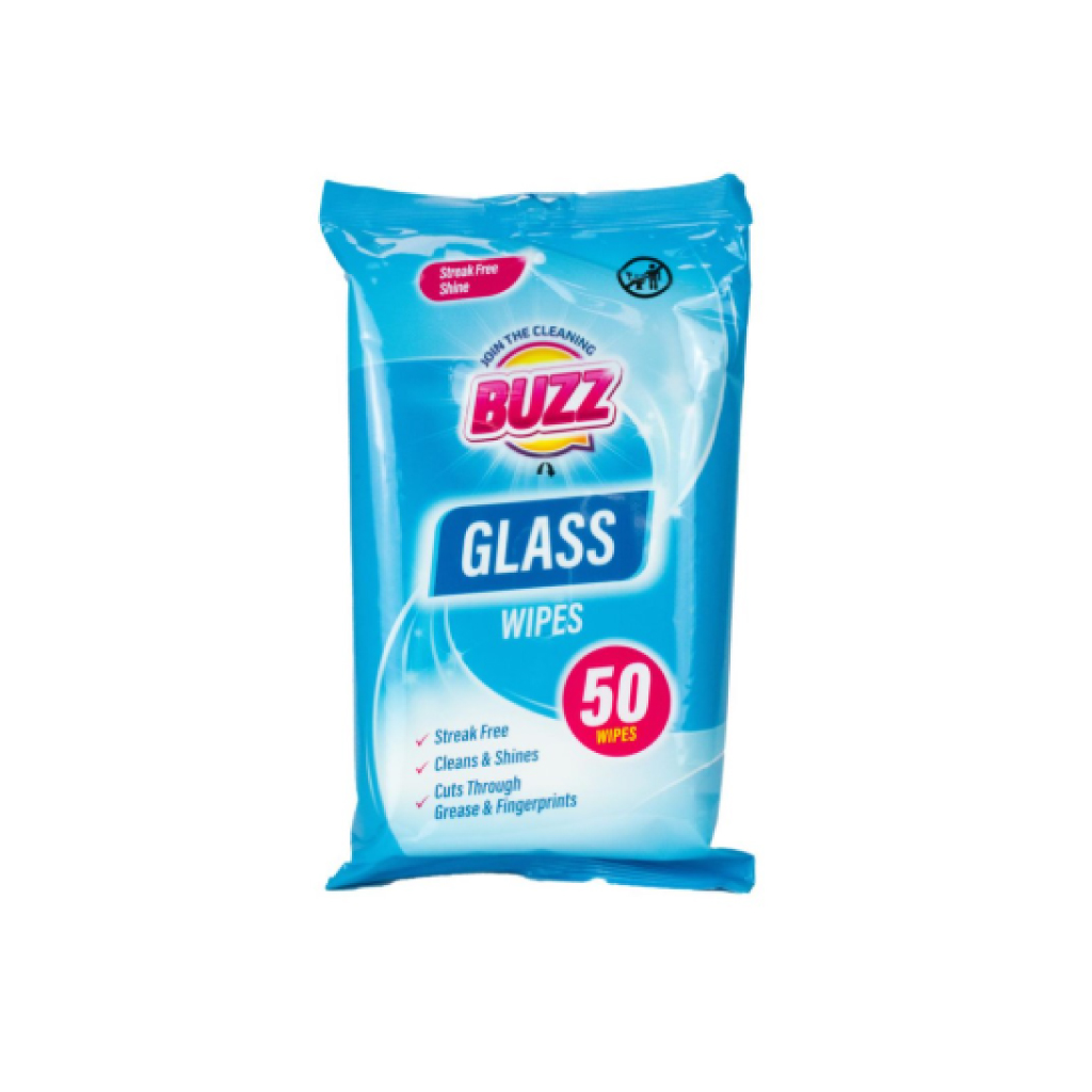 [324258] Buzz Glass Cleaning Wipes
