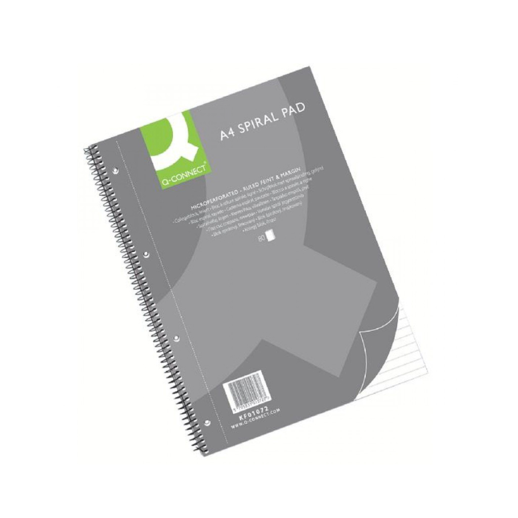 [KF01072] A4 Q Connect Ruled Spiral SC Pad 