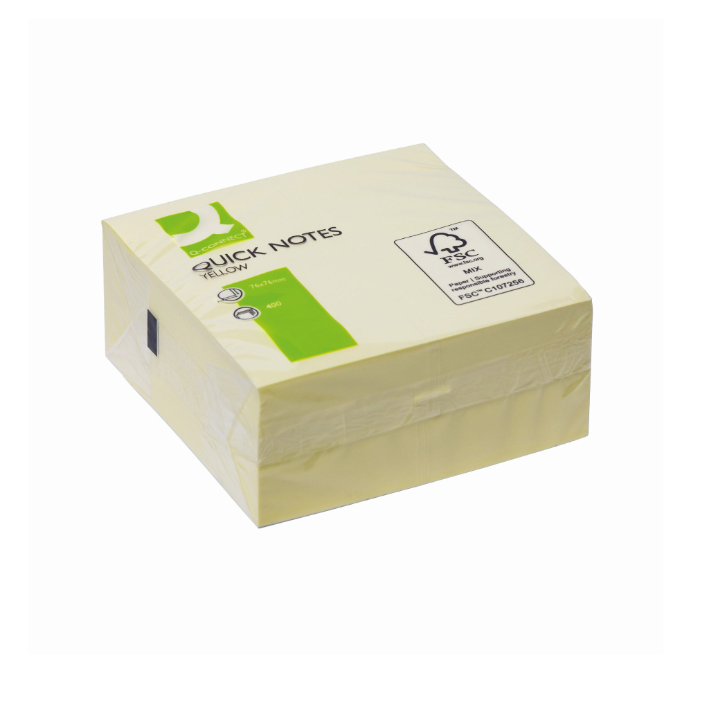 [KF01346] Q-Connect Quick Note Cube - Yellow