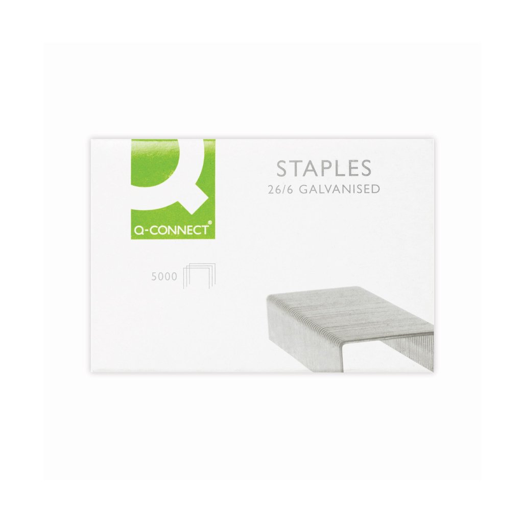[KF27001] Q-Connect Staples - 26/6, Pack of 5000