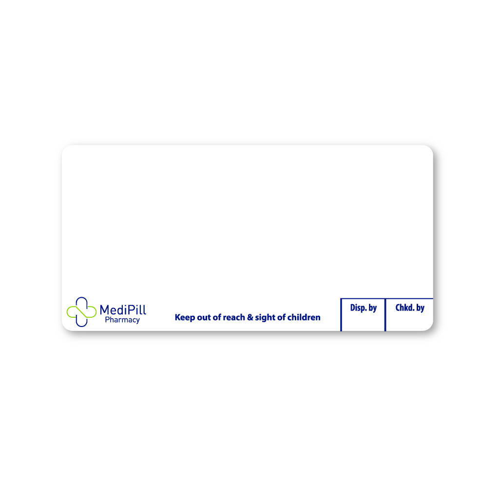 [EMT4846] Medipill Pharmacy Labels