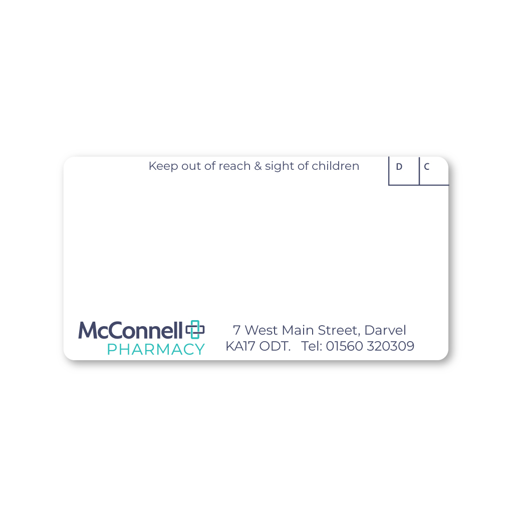 [EMT4854] McConnell (Darvel) Pharmacy Labels