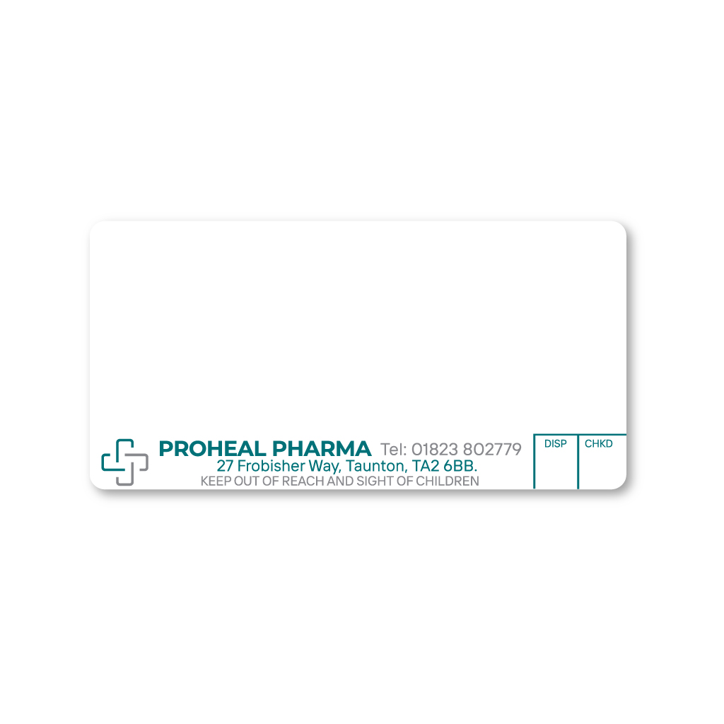 [EMT4881] Pro Health Pharma Pharmacy Labels 