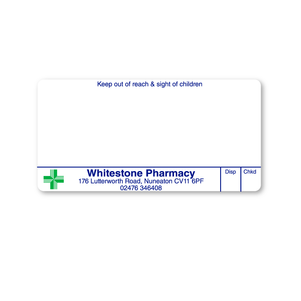 [EMT4890] Whitestone Pharmacy Labels