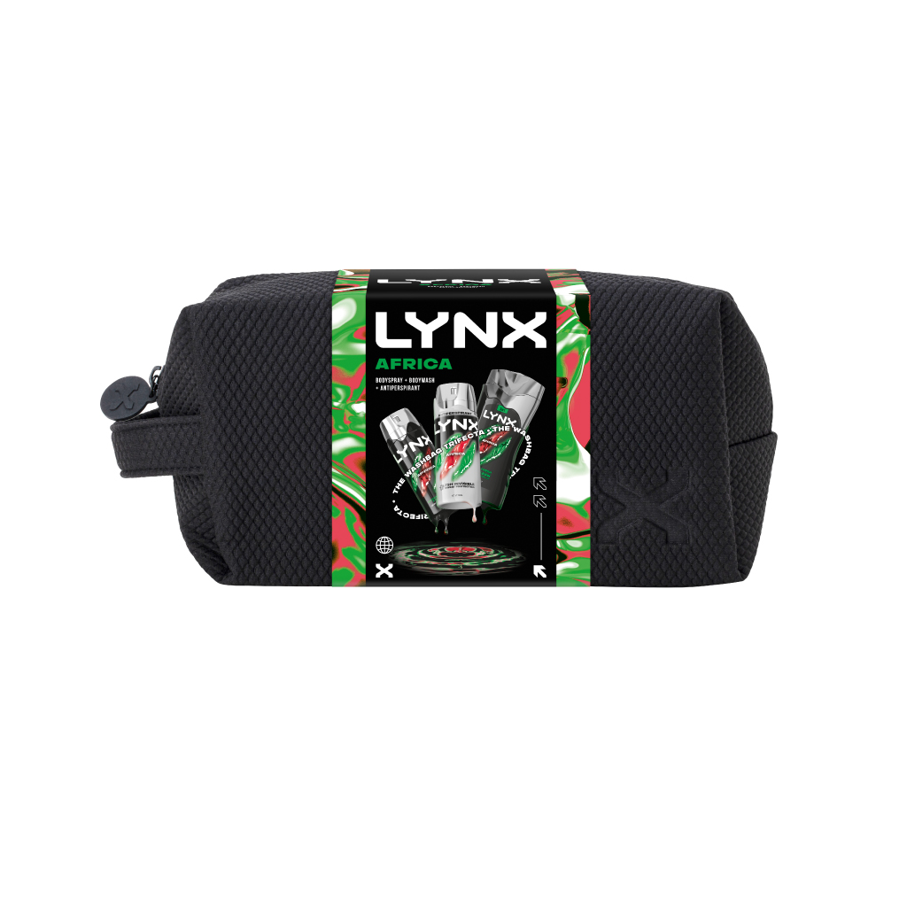 Lynx Africa Washbag Collection Gift Set 