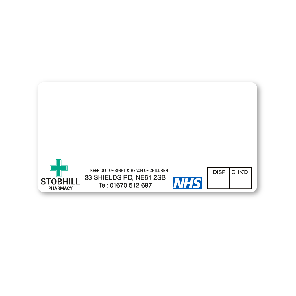 Stobhill Pharmacy Labels 