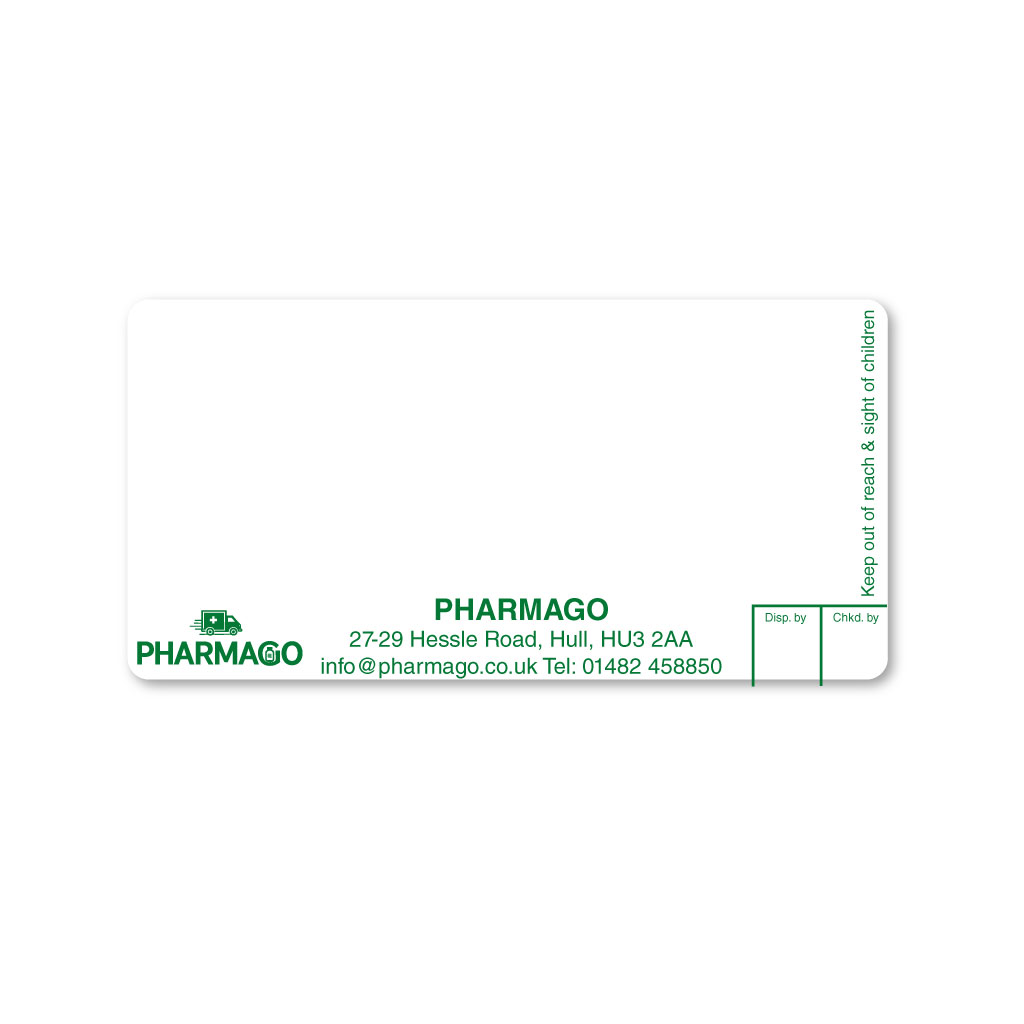 [EMT4919] PharmaGo Pharmacy Labels