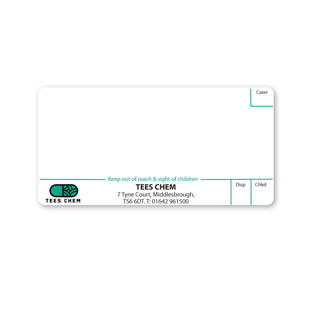 Tess Chem Pharmacy Labels