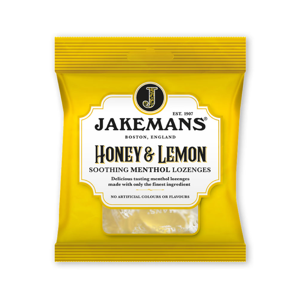 [MEJAK005] Jakemans Menthol Lozenges Throat & Chest   Honey and Lemon flavour 