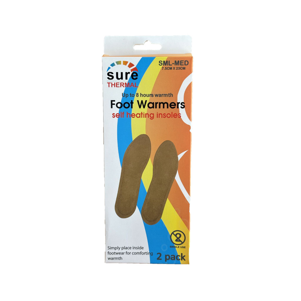 [TH23585] Medium Large Self Heating Foot Warmer Pads  