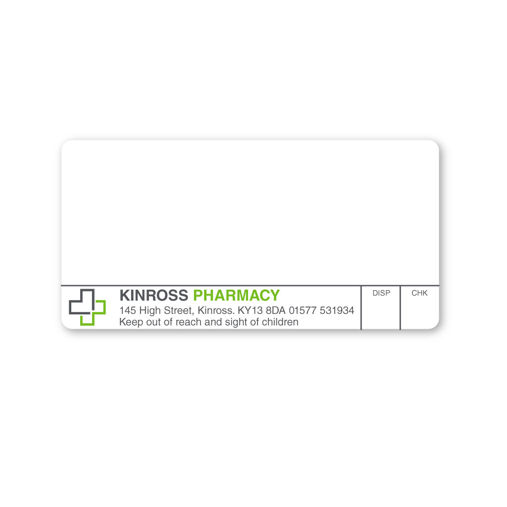 [EMT4941] Kinross Pharmacy Labels