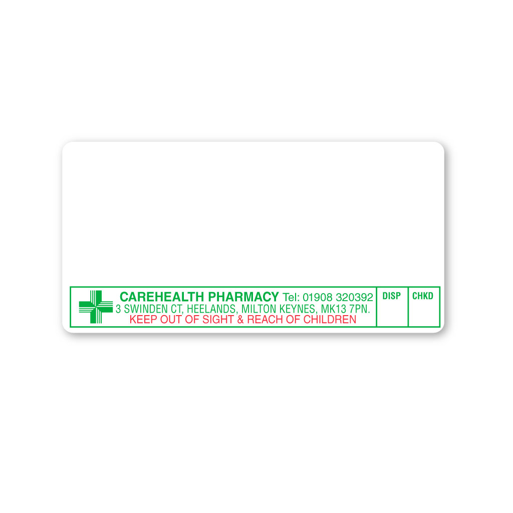 Carehealth Pharmacy Labels 