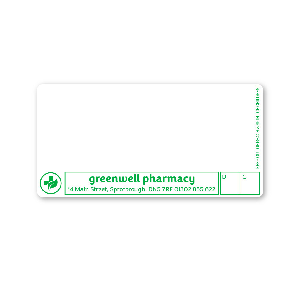 [EMT4947] Greenwell Pharmacy Labels
