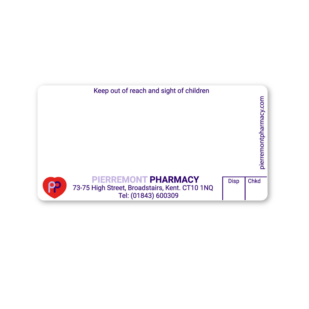 [EMT4980] Pierremont Pharmacy Labels