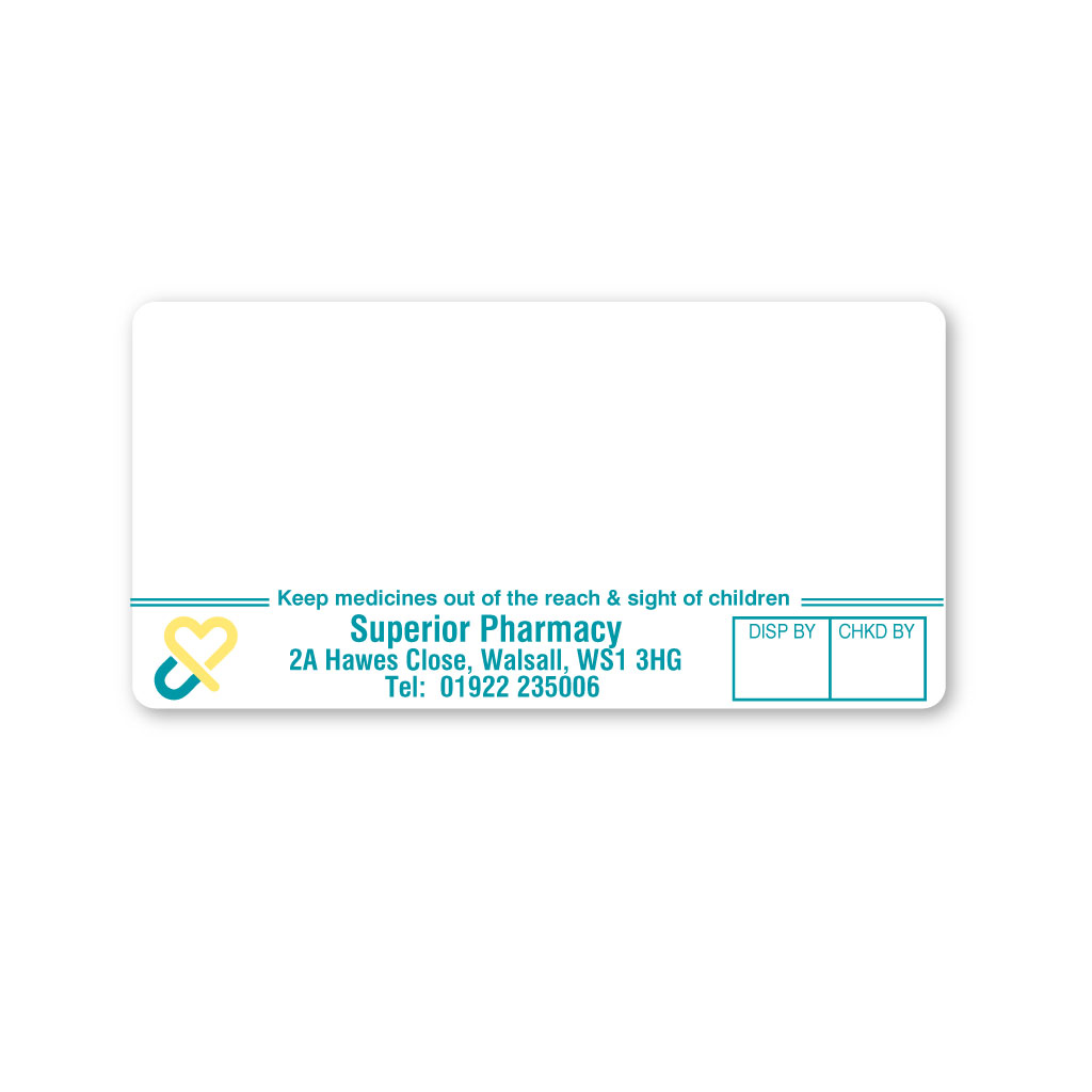 [EMT4988] Superior Pharmacy Labels