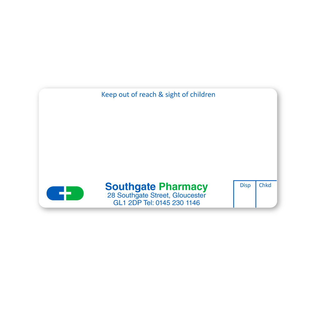 [EMT5006] Southgate Pharmacy Labels