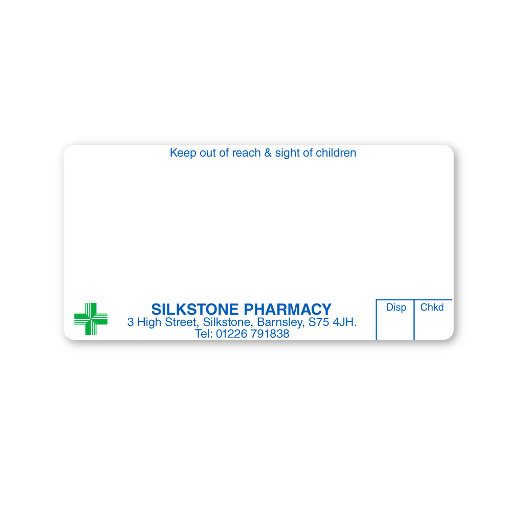[EMT5009] Silkstone Pharmacy Labels