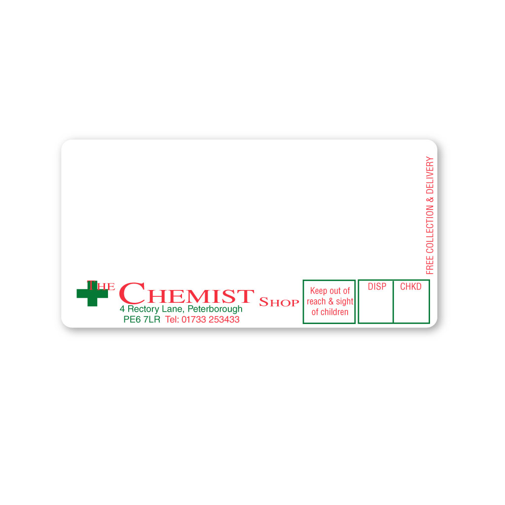 [EMT5010] The Chemist Shop Labels
