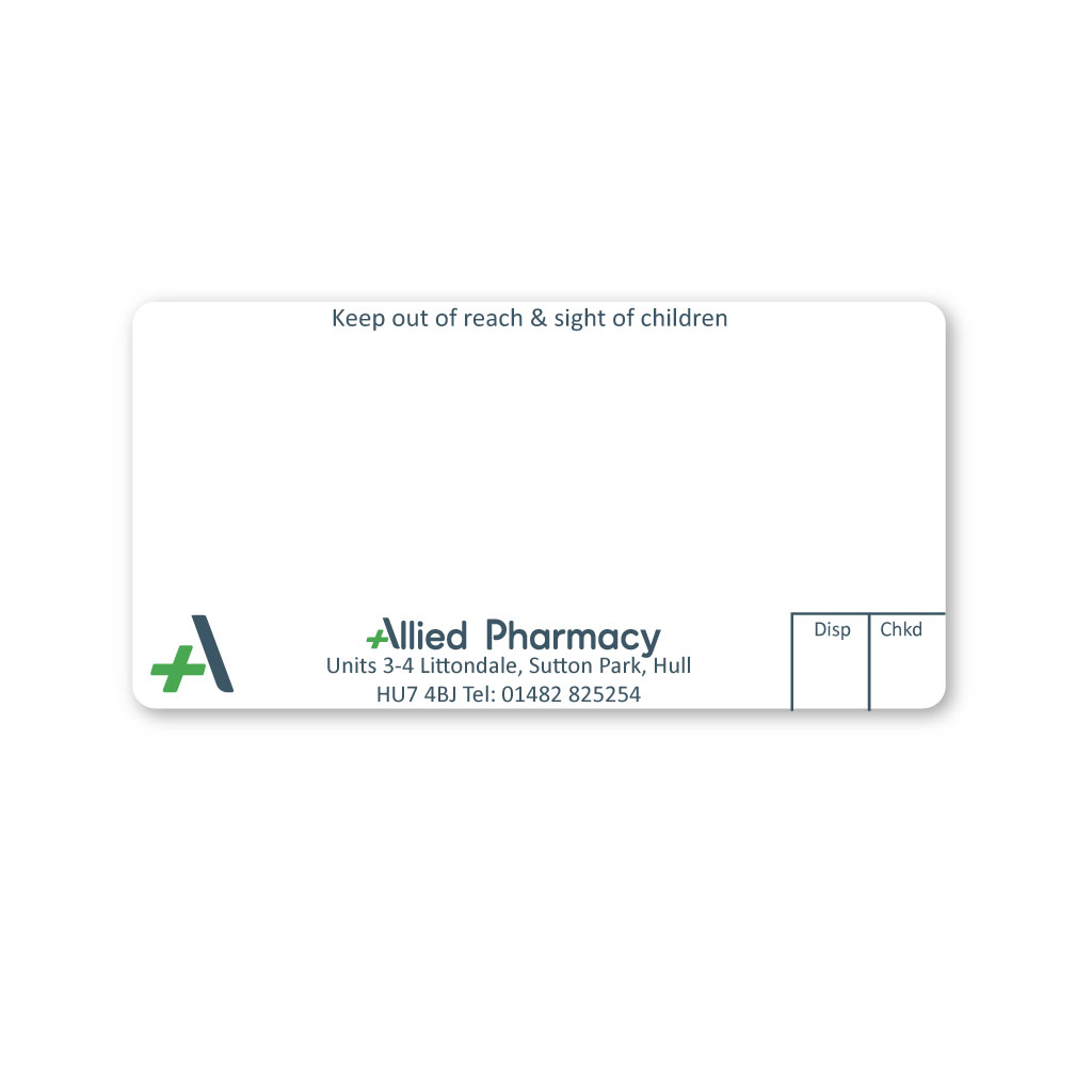 [EMT5028] Allied Sutton Park Pharmacy Labels 