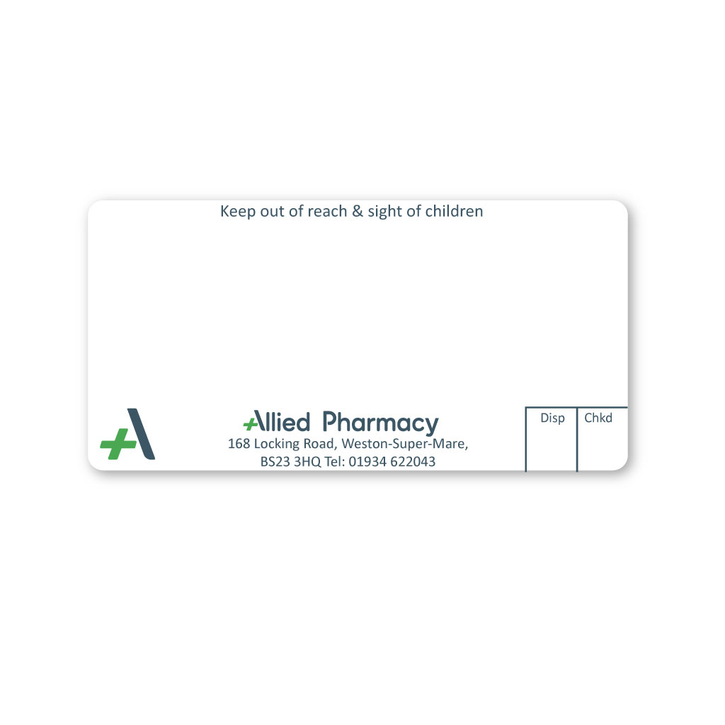 [EMT5042] Allied Locking Road Pharmacy Labels 