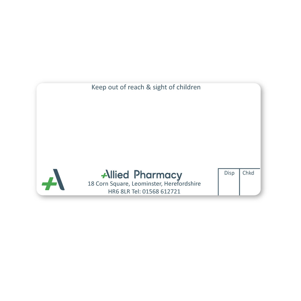 [EMT5072] Allied Leominster Pharmacy Labels 
