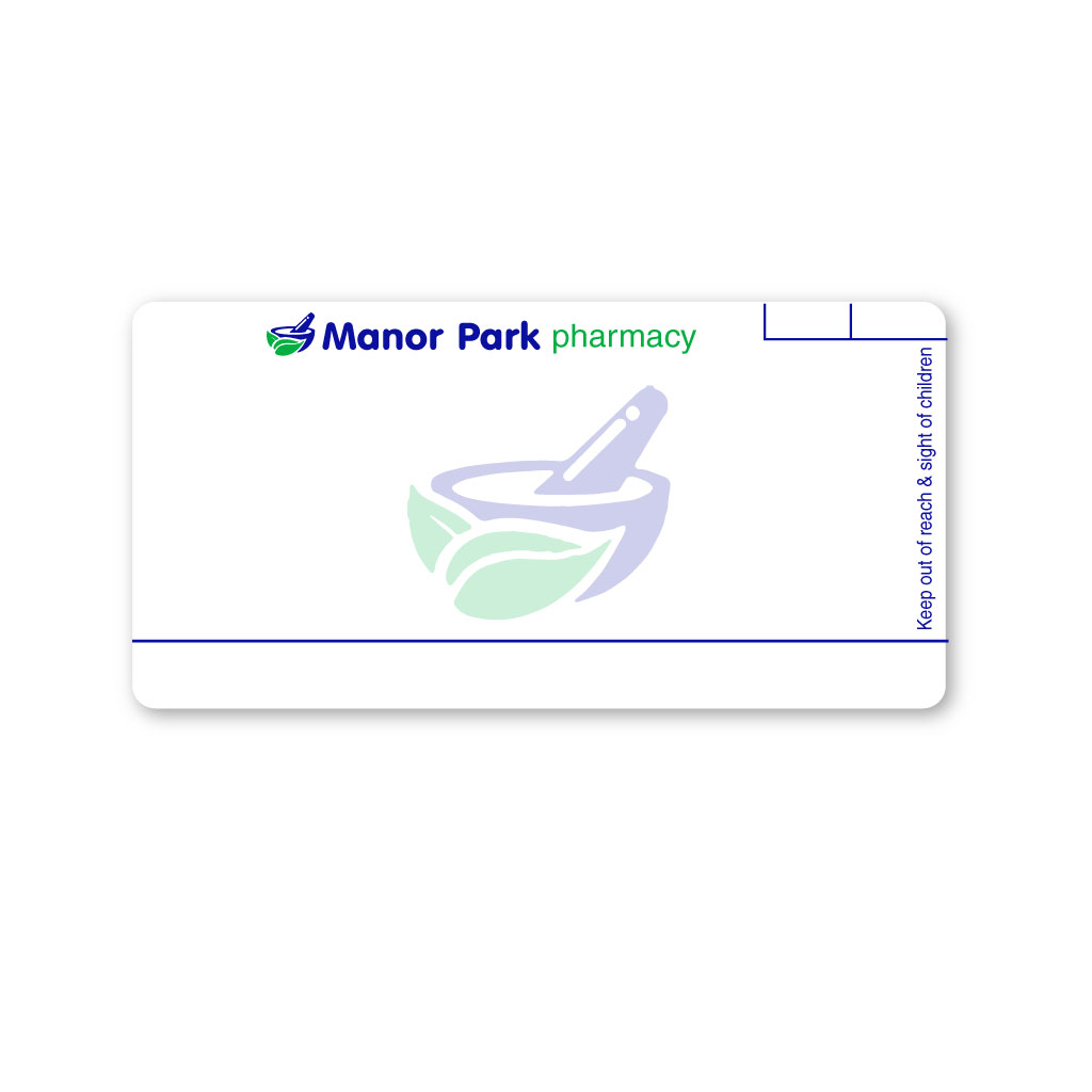 [EMT5104] Manor Park Pharmacy Labels  