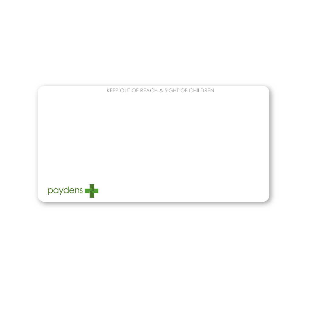 [EMT5117] Paydens Pharmacy Labels - 89x46mm (Pack of 27)