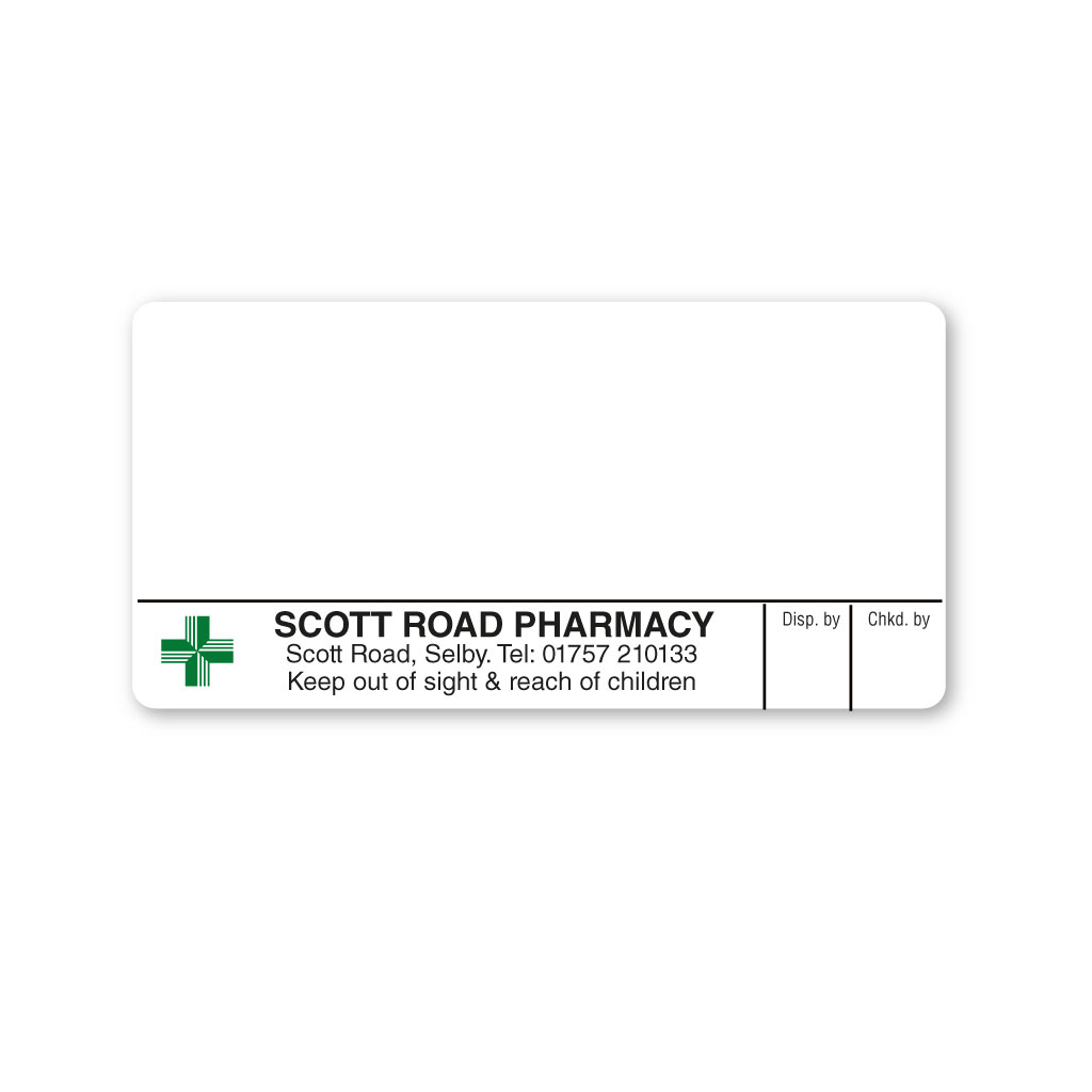 [EMT5126] Scott Road Pharmacy Labels