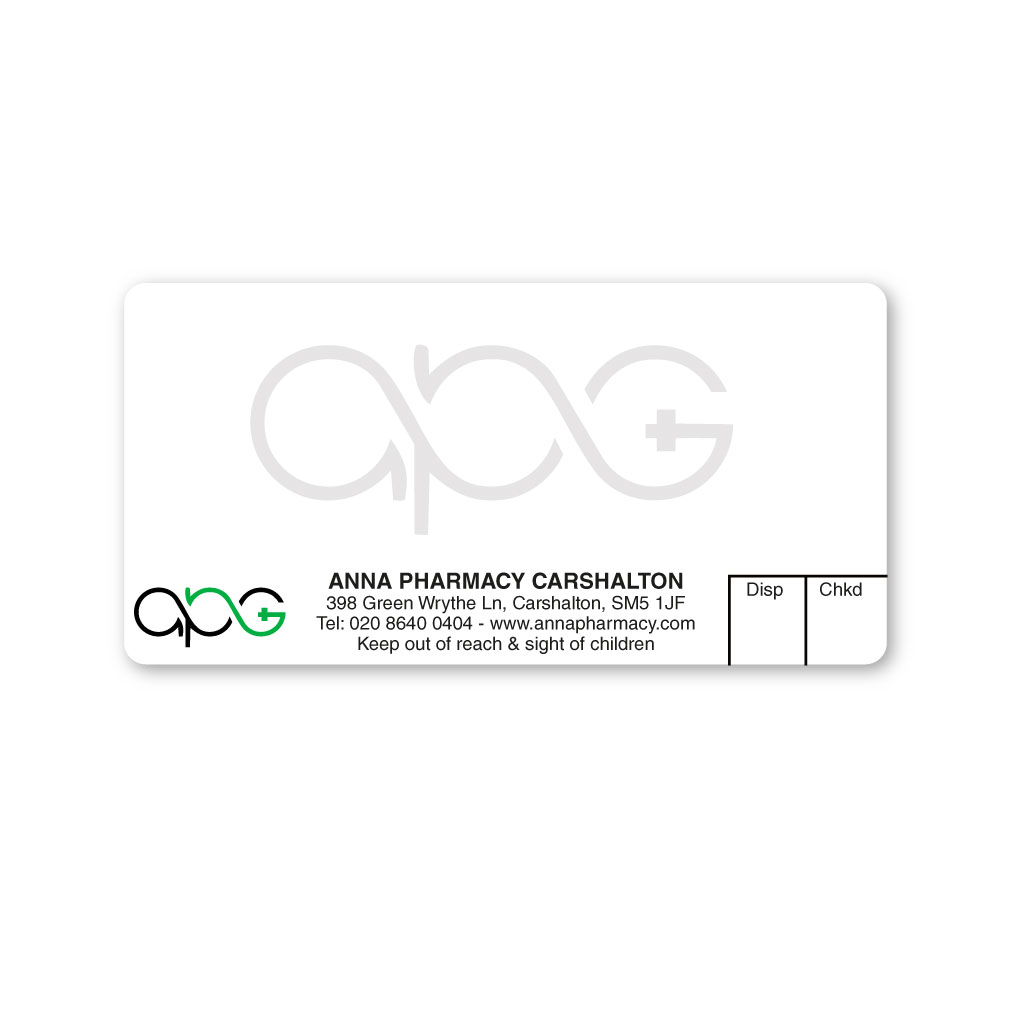 [EMT5150] Anna Pharmacy Labels