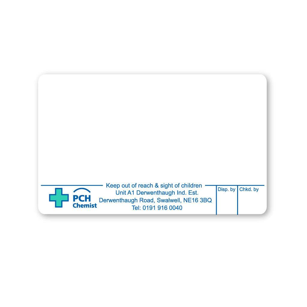 [EMT5163] PCH Chemist Pharmacy Labels (70x45) 