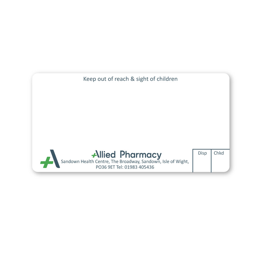 [EMT5199] Allied Pharmacy Sandown Labels