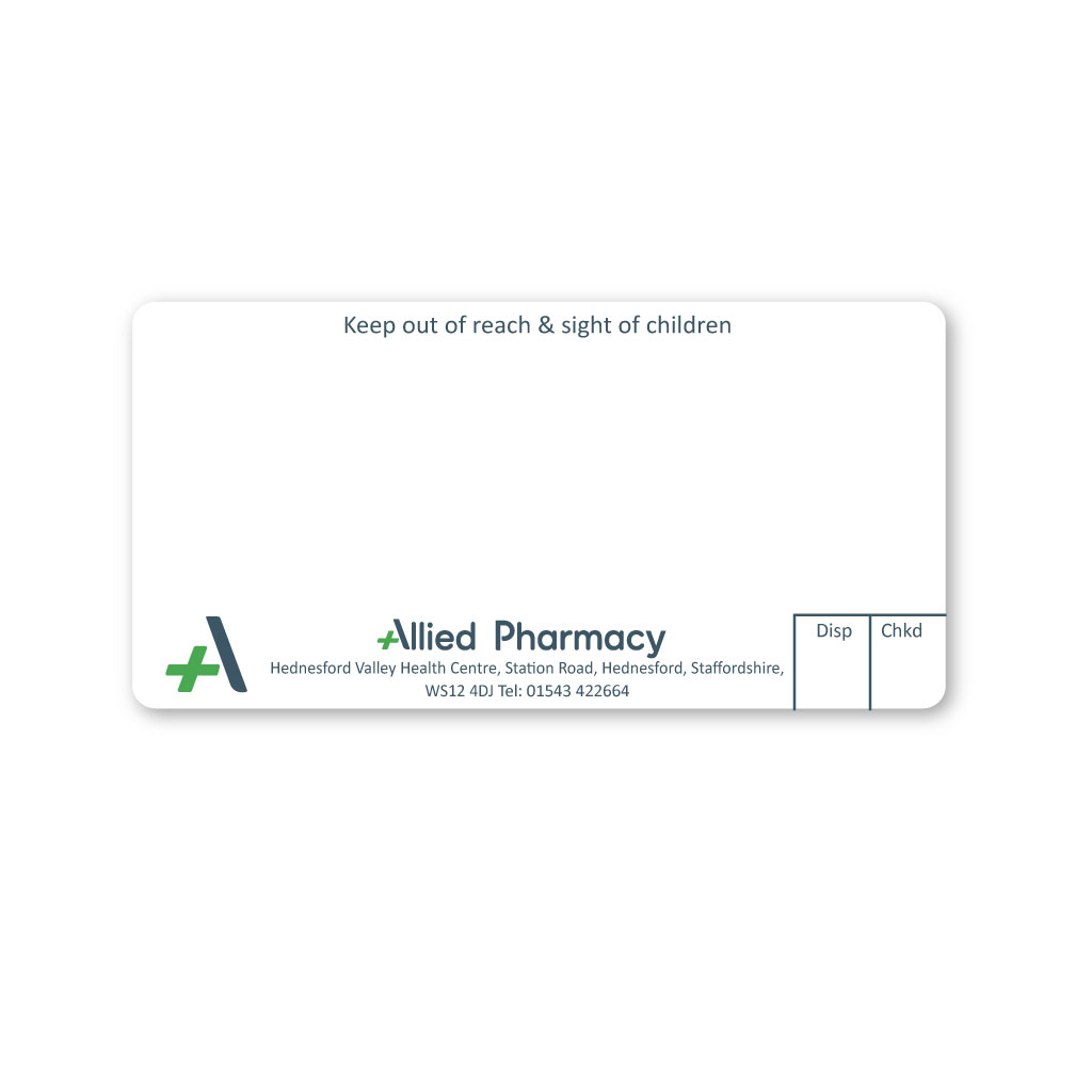 [EMT5210] Allied Valley Pharmacy Labels 