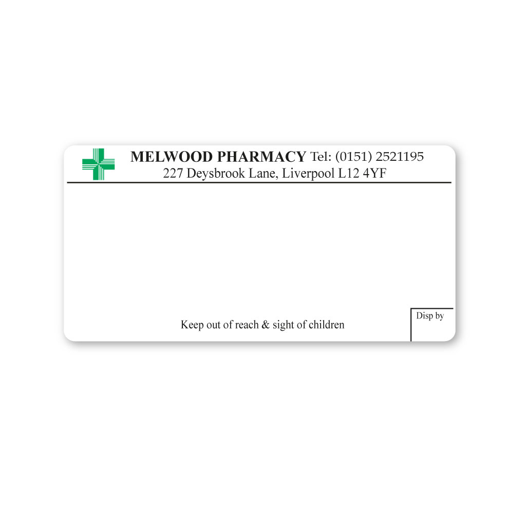 [EMT5223] Melwood Pharmacy Labels 