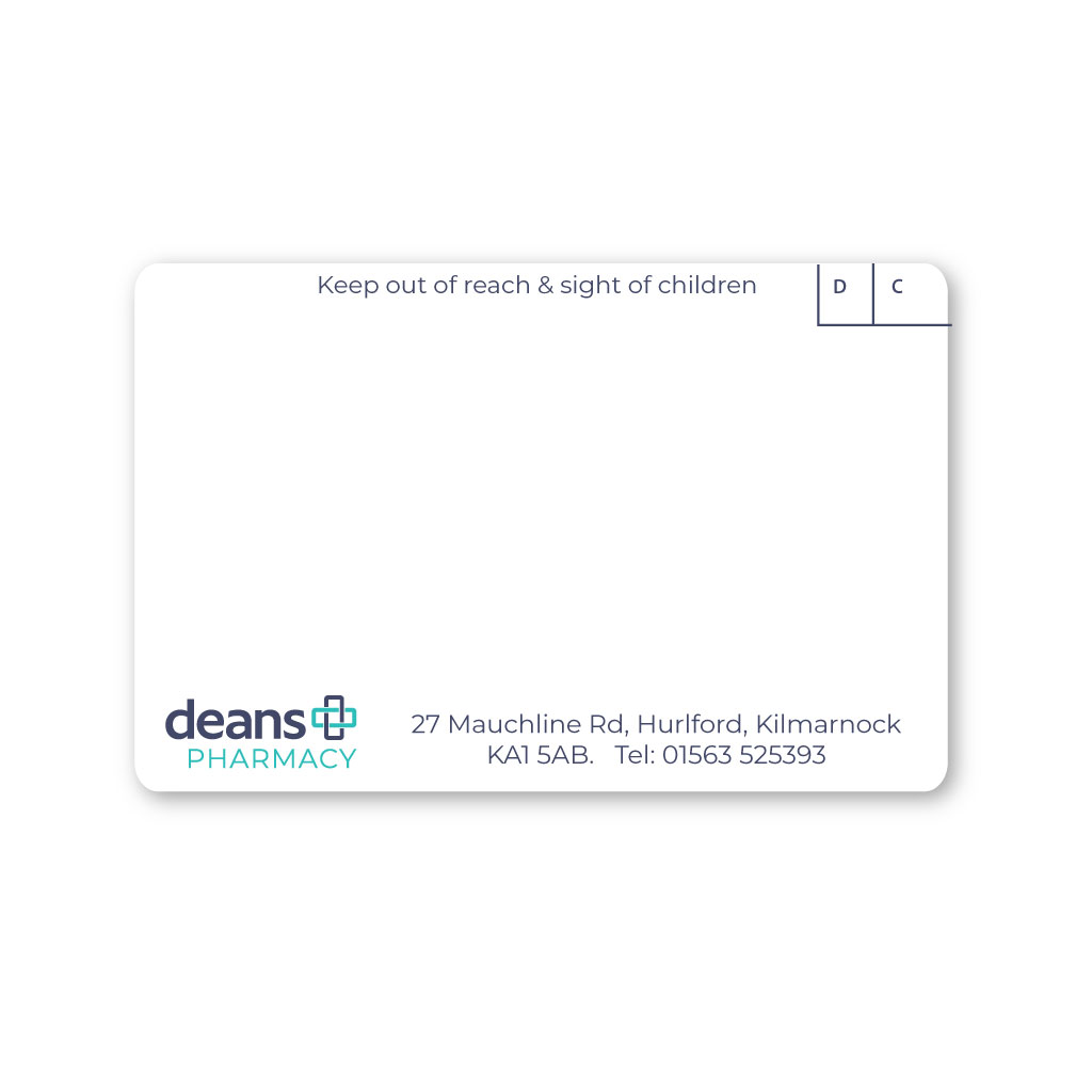 [EMT5243] Deans Group (Hurlford) Pharmacy Labels 70x45