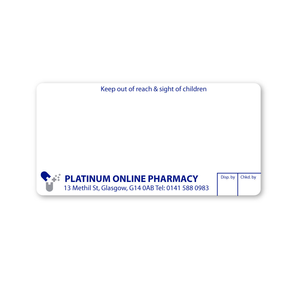 [EMT5274] Platinum Online Pharmacy Labels 