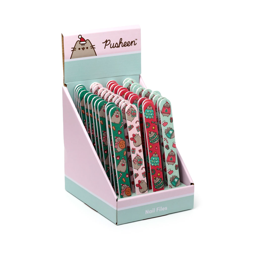Christmas Pusheen the Cat Nail Files (Pack of 48)