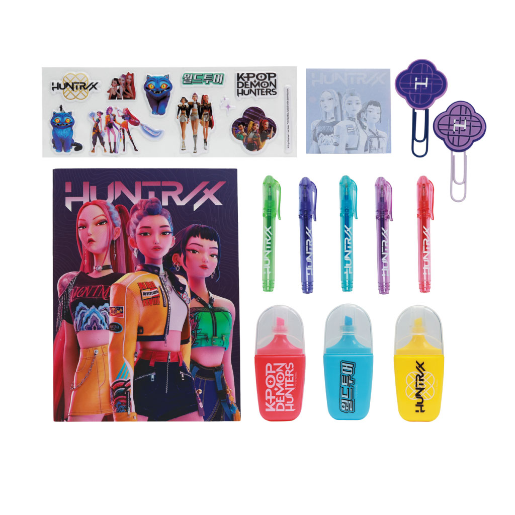 K-POP DEMON HUNTER Stationery Set PVC (Pack of 6)