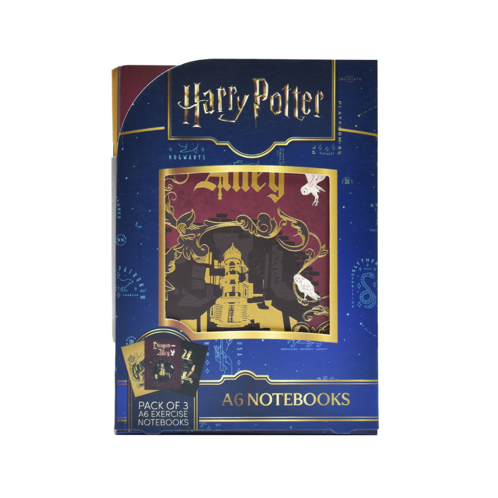HARRY POTTER A6 Exercise Notebook (Pack of 6)