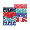 CDU Cute Designs Wrap XMAS 8 Sheet Pack (Pack of 50)