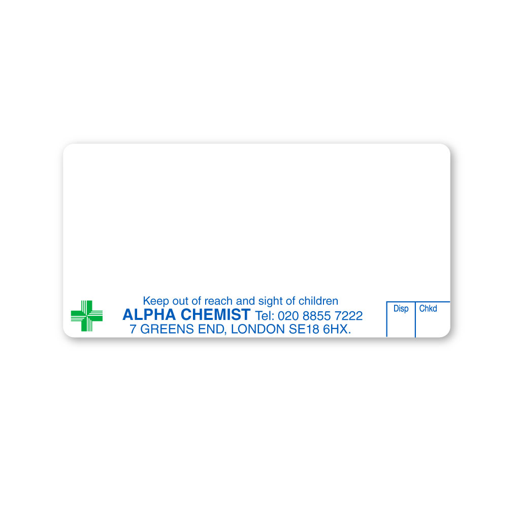 [EMT5294] Alpha Chemist Labels