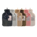 Faux Fur Hot Water Bottle - Assorted Colours (Pack of 24)