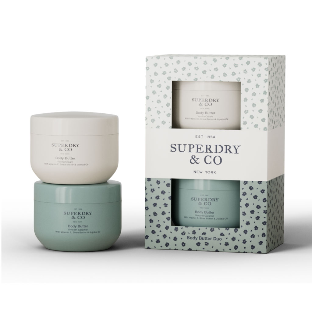 SUPERDRY Body Butter Duo - Vanilla Cream Body Scrub (Pack of 6)