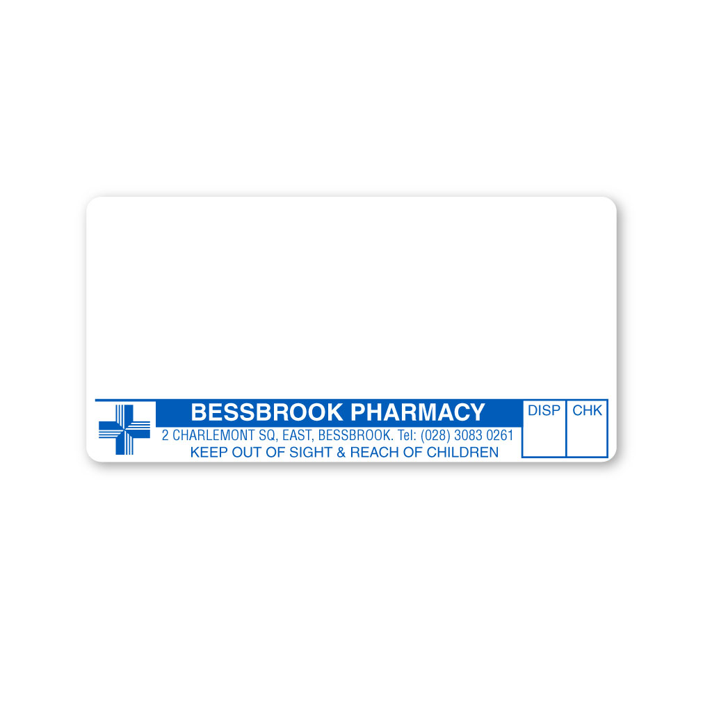 [EMT5303] Beesbrooke Pharmacy Labels 
